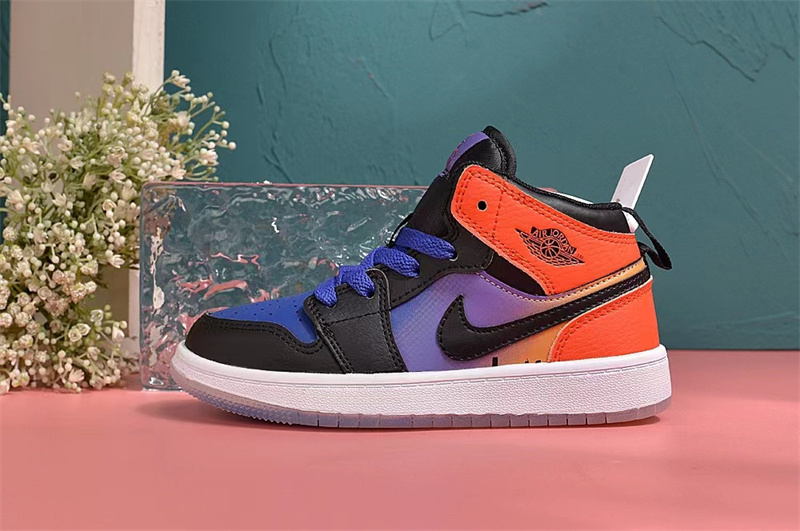Youth Running Weapon Air Jordan 1 Black/Blue/Red Shoes 0137 Youth Running Weapon Air Jordan 1 Black/Blue/Red Shoes 0137
